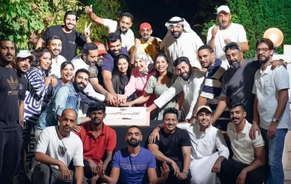 المشاركون في مسلسل سكنهم مساكنهم - الصورة من حساب سماح على إنستغرام