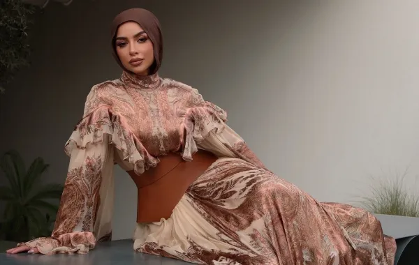 سهى محمد بفستان مستوحى من العصر الفيكتوري- الصورة من حسابها الرسمي على انستغرام