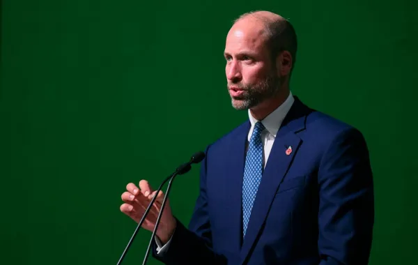 الأمير ويليام خلال قمة متحدون من أجل الحياة البرية في ريو دي جانيرو، البرازيل. Prince William during the United for Wildlife Forum in Rio de Janeiro, Brazil. مصدر الصورة: DANIEL RAMALHO / POOL / AFP