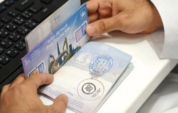 ختم خاص بتحدي دبي للياقة. الصورة من مكتب دبي الإعلامي