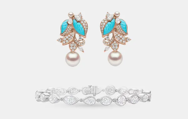 مجوهرات بقطع الإجاصة