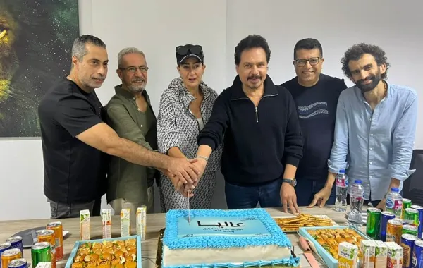 أبطال وصُناع مسلسل عاليا - الصورة من حساب المنتج إسلام المرسي على فيسبوك