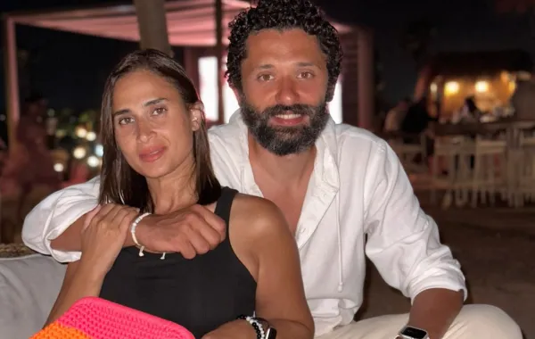 كريم محمود عبد العزيز وآن الرفاعي - الصورة من حساب آن الرفاعي على إنستغرام