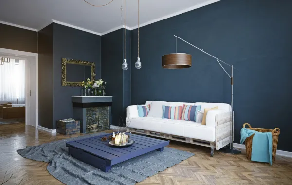 شقة مميزة بديكوراتها 