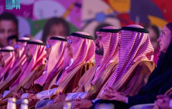 وزير الثقافة والتعليم يدشنان أكاديمية آفاق للفنون والثقافة. الصورة من وكالة الأنباء السعودية "واس"