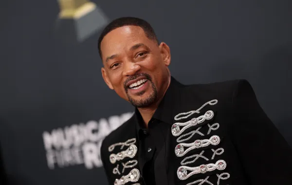 ويل سميث في كاليفورنيا (Will Smith in Los Angeles). مصدر الصورة: Matt Winkelmeyer / GETTY IMAGES NORTH AMERICA / Getty Images via AFP