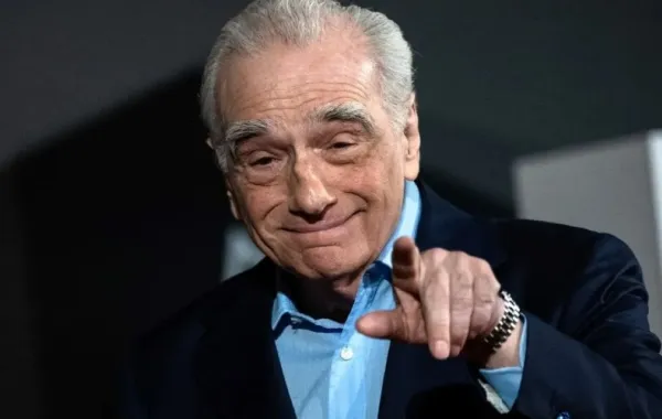 مارتن سكورسيزي في إيطاليا ( Martin Scorsese in italy ). مصدر الصورة:ARCO BERTORELLO / AFP