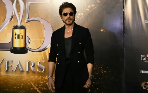 شاروخان في جايبور (Shahrukh Khan in Jaipur). مصدر الصورة: Money SHARMA / AFP