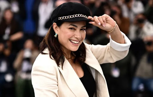 هند صبري Hend Sabri في مهرجان كان 2023. مصدر الصورة: LOIC VENANCE / AFP