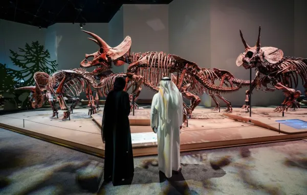 المتحف يقدم عروضًا فريدة منها أول عرض عالمي لقطيع من الديناصورات العملاقة في القاعة الرئيسية