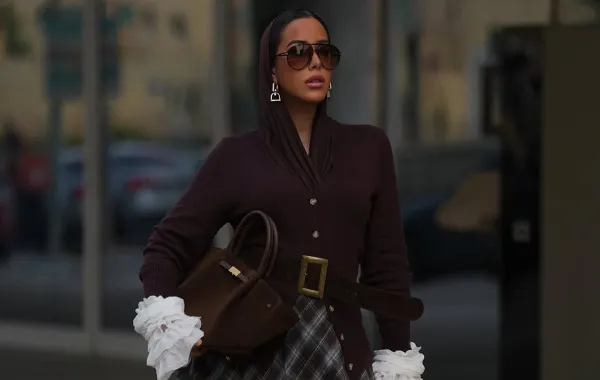 مدونة الموضة سهى طه - الصورة من حسابها على إنستغرام