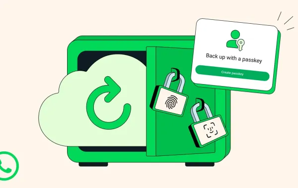 ميزة جديدة لحفظ النسخ الاحتياطية بكلمات مرور - الصورة من الموقع الرسمي للواتساب