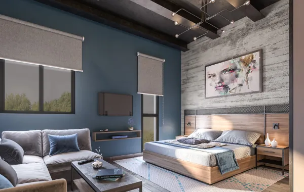 غرفة للنوم من تصميم المهندسة هالة حرب