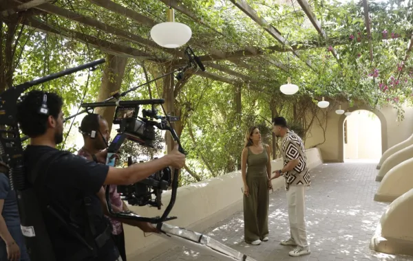 نيللي كريم وشريف سلامة من فيلم جوازة ولا جنازة- الصورة من الشركة المنتجة