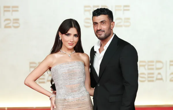  محمد سامي وزوجته مي عمر من مهرجان البحر الأحمر السينمائي- مصدر الصورة Daniele Venturelli/Getty Images for The Red Sea International Film Festival