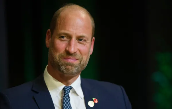 الأمير ويليام في اجتماع جائزة إيرث شوت بريو دي جانير ( Prince William at the Earthshot Prize meeting in Rio de Janeiro). مصدر الصور:DANIEL RAMALHO / AFP
