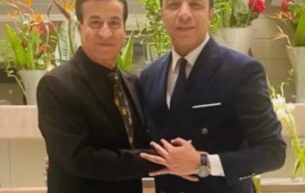 مصطفى كامل وحلمي عبد الباقي- الصورة من حساب الأخير على فيس بوك