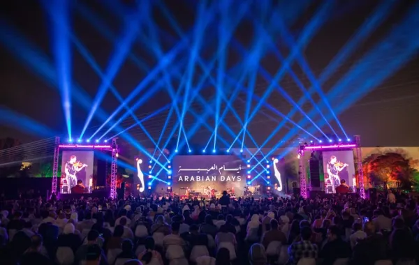 مهرجان أيام العربية. الصورة من وكالة الأنباء الإماراتية "وام"