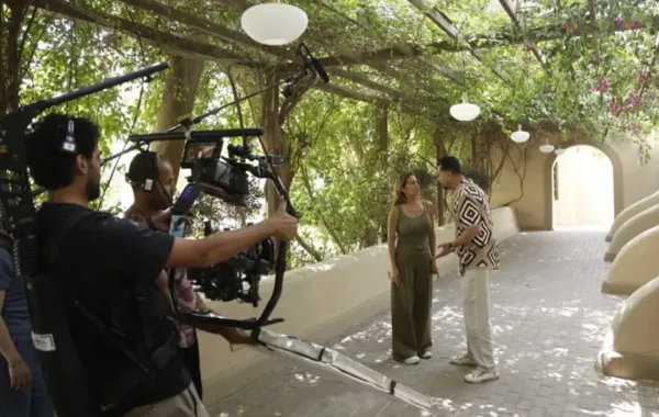 نيللي كريم وشريف سلامة من فيلم جوازة ولا جنازة- الصورة من الشركة المنتجة