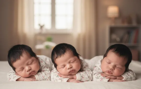 صورة 3 مولودات بنات