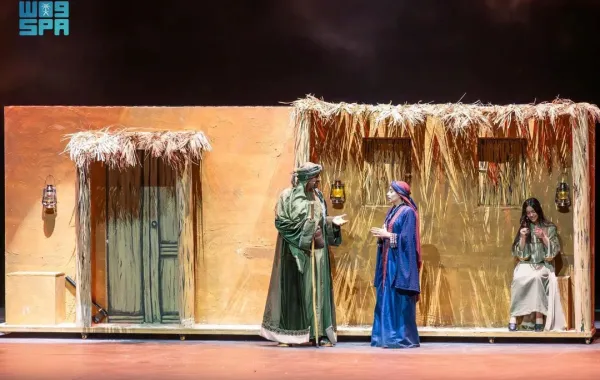مسرحية شرهبان من نسخة العام الماضي من مهرجان الرياض للمسرح