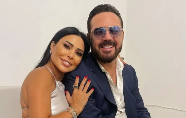 وائل جسار وزوجته- الصورة من حسابه على إنستغرام