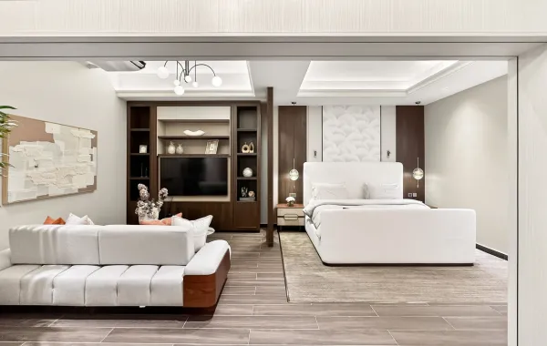 غرفة نوم مجددة