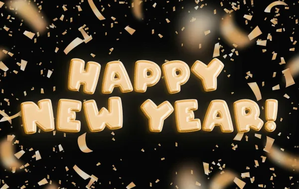 بوستر تهنئة بالعام الجديد