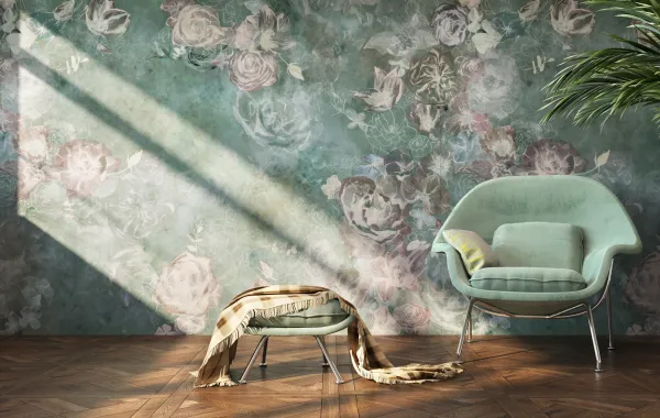 ورق جدران متأثر بعناصر الطبيعة 