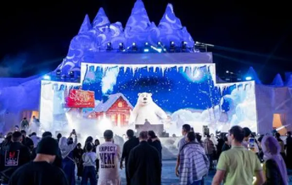 انطلاق فعاليات ونتر وندرلاند جدة. الصورة من حساب موسم جدة على منصة x