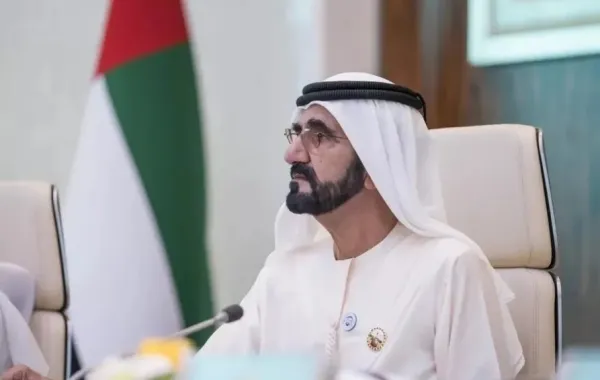 الشيخ محمد بن راشد آل مكتوم. الصورة من وكالة الأنباء الإماراتية "وام"