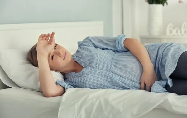 صورة لحامل في حالة استرخاء