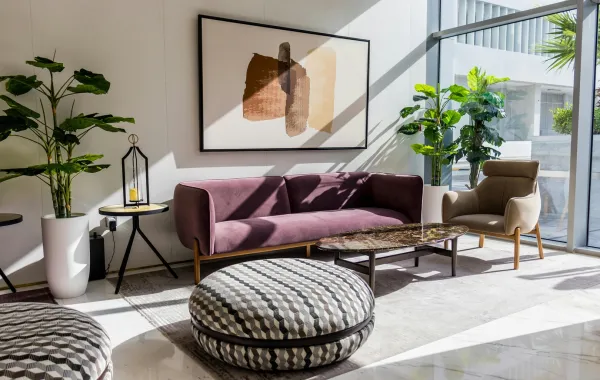 غرفة معيشة معاصرة