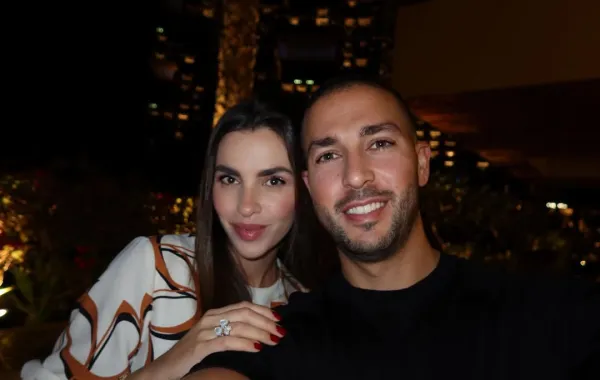 سيليو صعب وزين قطامي- الصورة من حسابها على إنستغرام