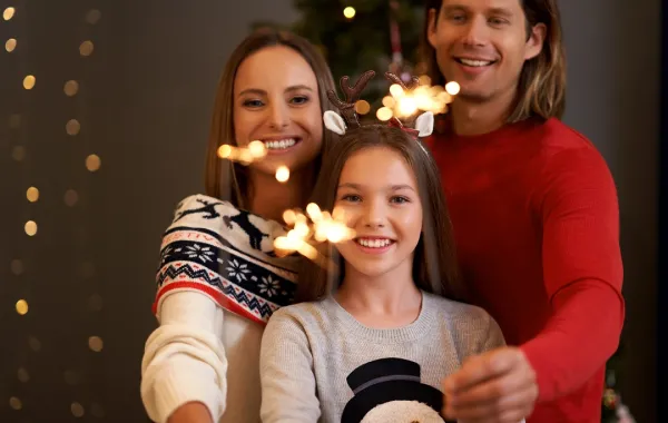 صورة لأسرة سعيدة