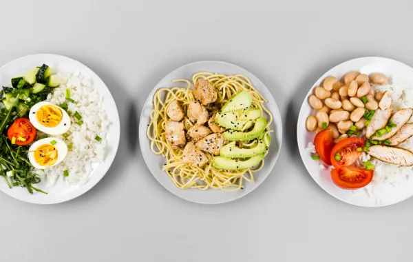 نماذج لوجبات متوازنة - المصدر freepik