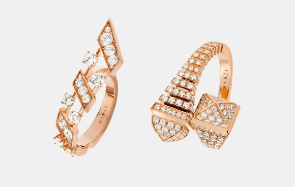 خواتم عصرية للتنسيق بصيحة التكديس لعروس موسم الاحتفالات