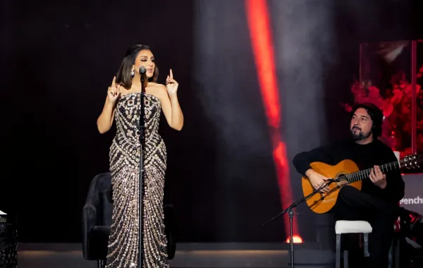 أنغام- الصورة من المركز الاعلامي لـ شركة بنش مارك