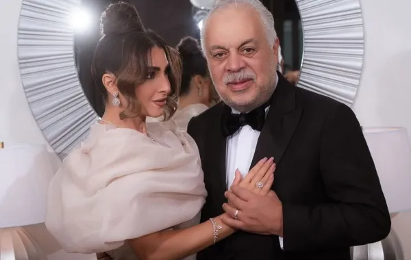 روجينا مع زوجها الفنان أشرف زكي- الصورة من حسابها على إنستغرام