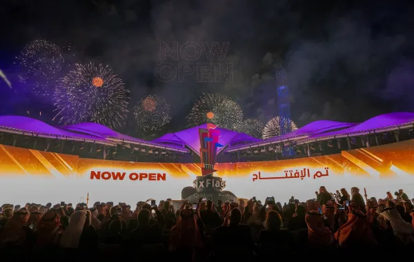 من حفل الافتتاح الرسمي لمتنزه "Six Flags مدينة القدية"