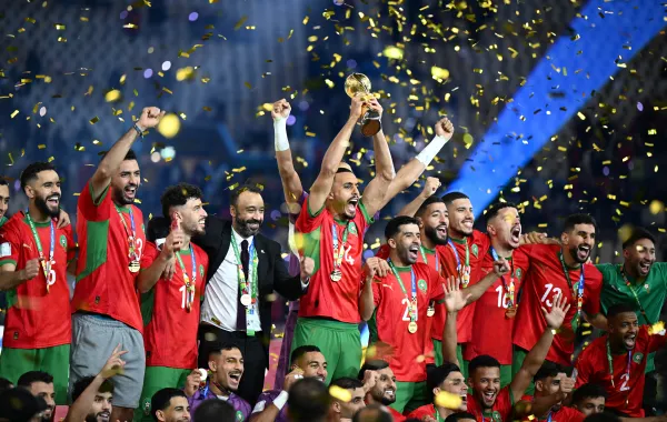 منتخب المغرب يتوج بكأس العرب 