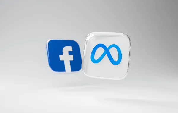 شعار تطبيق فيسبوك التابع لشركة ميتا - الصورة من unsplash by dima solomin