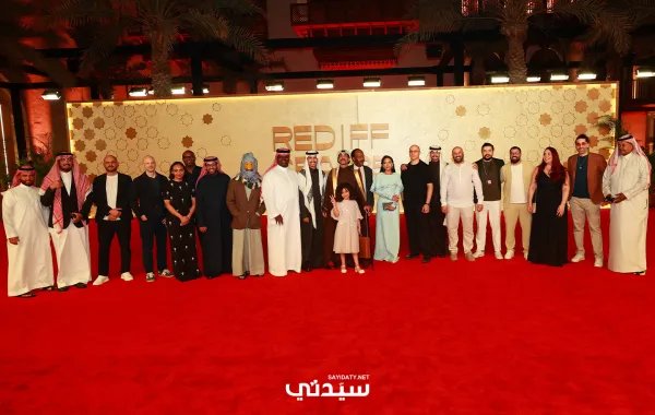 أبطال فيلم رهين- الصورة خاصة بسيدتي من تصوير عدنان مهدلي