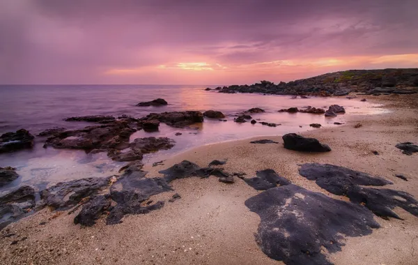 أُملُج وقت المغيب