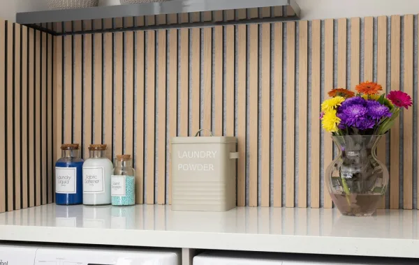 غرفة غسيل مزينة