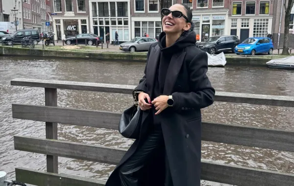 إطلالات بالأسود من سلمى أبو ضيف- الصورة من حسابها على انستجرام