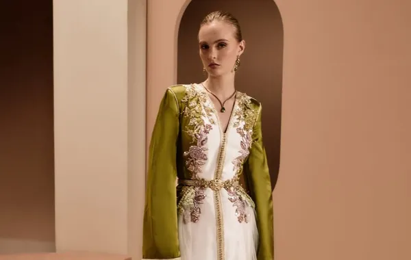 قفطان من سلمى بنعمر Selma Benomer - الصورة من حساب الماركة على إنستغرام