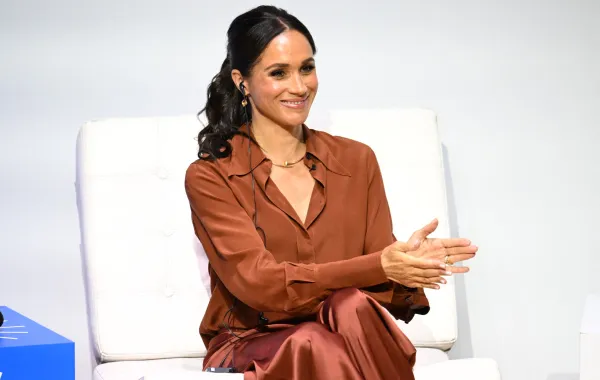 ميغان ماركل في كولومبيا (Meghan Markle in Colombia). مصدر الصورة: Raul ARBOLEDA / AFP