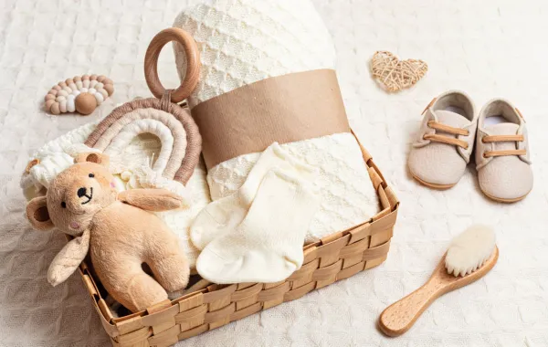 صورة سلة هدايا المولود