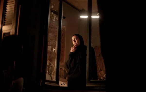 ريهام حجاج من كواليس مسلسلها توابع - الصورة من الشركة المنتجة